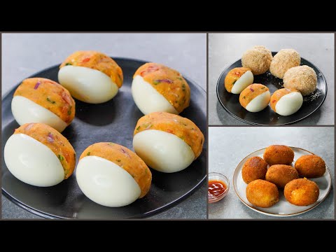 5 Minutes Big Egg Balls Recipe | New Recipe | Egg Snacks | T'stove