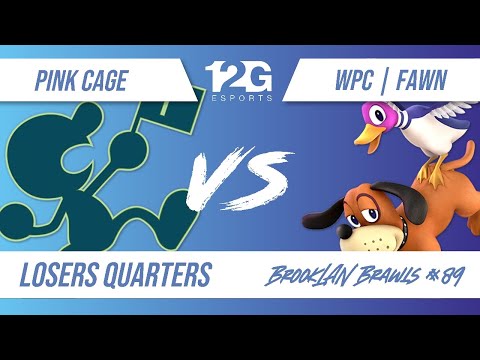 BrookLAN Brawls 89 - Pink Cage (Mr Game & Watch) v. WPC | fawn (Duck Hunt) - Losers Quarters
