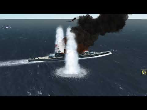 HMS Lion vs KMS Hutten (Atlantic Fleet)