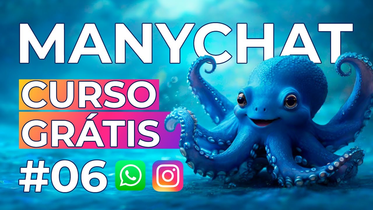 #06 Curso grátis Manychat p/ iniciantes - Automação de palavra chave - Instagram automatizado