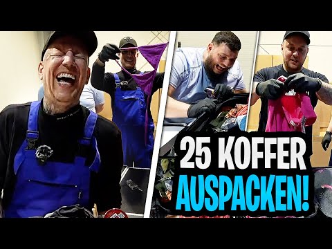 XXL 15.000€ VERLORENE Koffer UNBOXING!😱 feat. Giggsentv & AbuGoku | MontanaBlack IRL