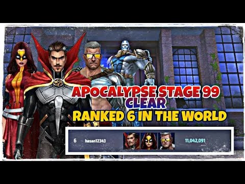 How to clear wbu apocalypse stage 99 - marvel future fight