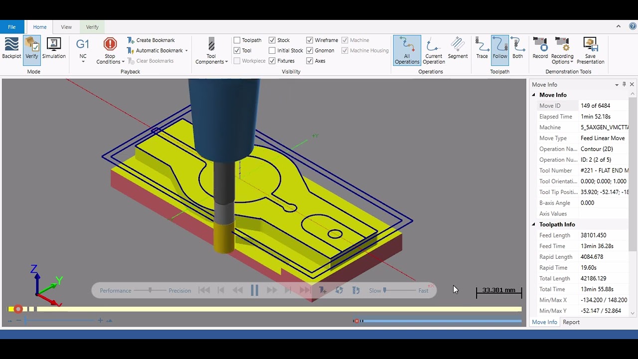 2D Milling on Mastercam 2023