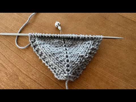 Raglanlinie beim #SharinTee stricken 