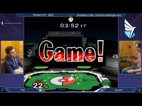 MMOM153 SSBM - Papi (Peach) vs. Squawk (Falco, Fox) - Melee WR1