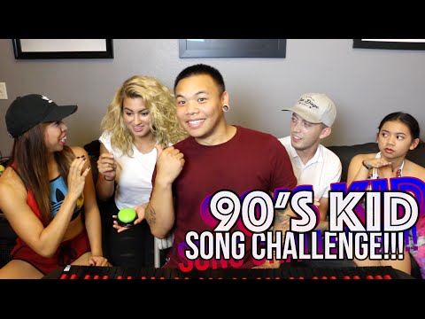 90's Kid Song Challenge - Jasmine & Tori Kelly vs TJ Brown & Justine | AJ Rafael