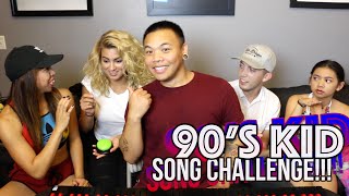 90's Kid Song Challenge - Jasmine & Tori Kelly vs TJ Brown & Justine | AJ Rafael