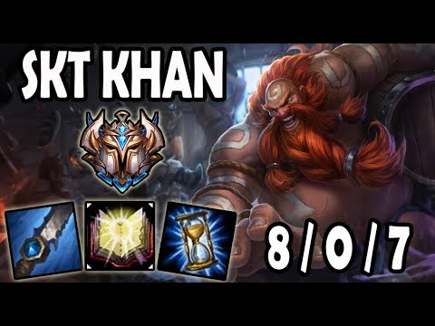 SKT Khan GRAGAS vs KAYN [ Jungle ] Lol Challenger Korea