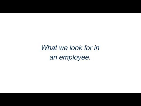 Working at CCC 2/3 - "What we look for in an employee."