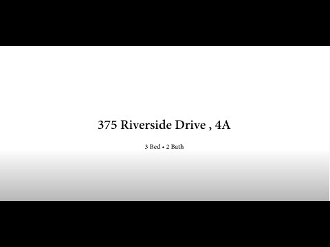 375 Riverside Drive, Apartment 4A