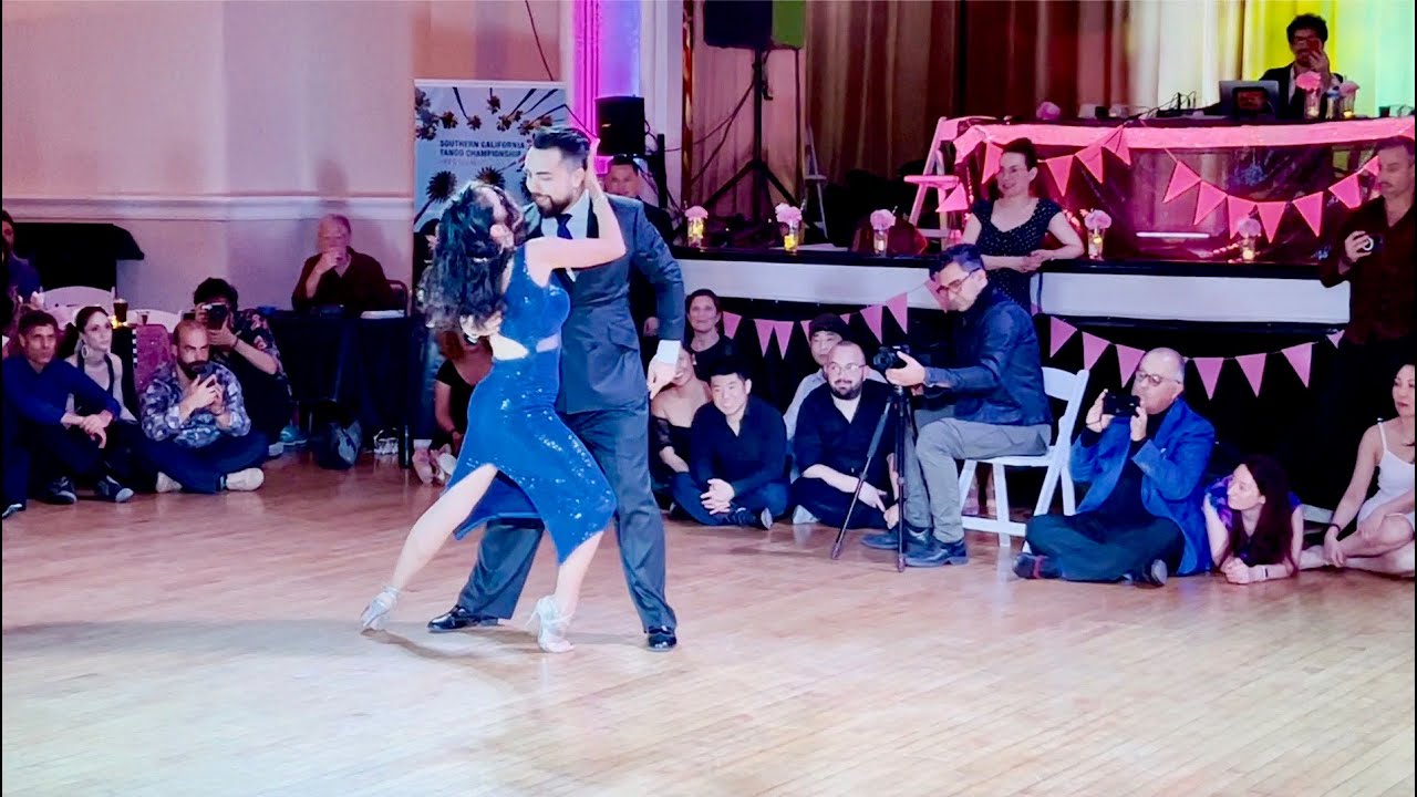 Jonatha Saavedra and Clarisa Aragon - Vals performance at the SoCal Tango Championship 2023