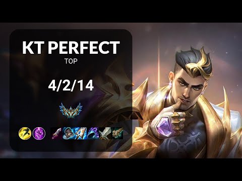 KT PerfecT Jayce vs Kennen TOP - KR CHALLENGER Patch 14.16