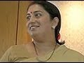 Congress attacks Modis HRD Minister Smriti Irani.