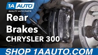 How to Replace Rear Brakes Rotors 05-14 Chrysler 300