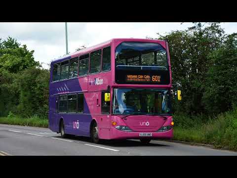 Fast/Nice ZF | 601 to Welwyn Garden City | ELC Omnidekka | 204 UJ55UNO