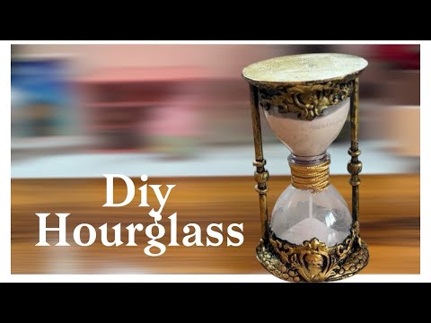 DIY-Sanduhr ⌛️ || Wie man eine Sanduhr herstellt || DIY-Sanduhr aus einer Flasche #Basteln #Sandu...