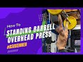 How To Standing Barbell Overhead Press | Shoulders 肩膀訓練 #AskKenneth