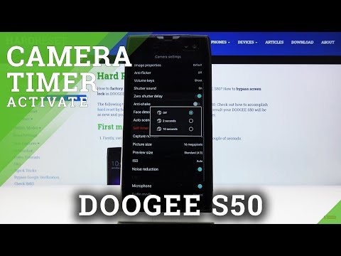 How to Set Camera Timer in DOOGEE S50 – Photo Shoot Countdown