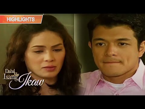 Ella is surprised to see Miguel hiding under her desk Dahil May Isang Ikaw