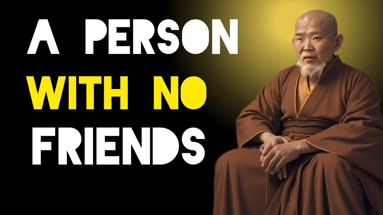 A Person With No Friends Or A Very Small Circle Is A Very Secure Person - Zen And Buddhist Teachings
