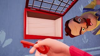 I GOT THE RED KEY!!! | Hello Neighbor BETA 3