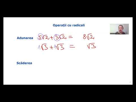 Operatii cu radicali: adunarea si scaderea