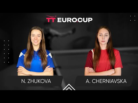 16:45 Nadiia Zhukova - Alina Cherniavska 27.08.2025 TT Euro.Cup Women Ukraine Star. TABLE 4