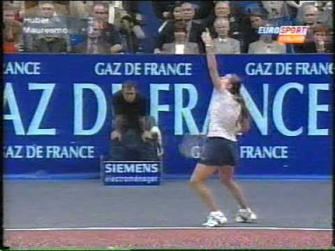 WTA Paris 2001 Final Mauresmo vs. Huber 2/5