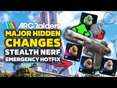 Arc Raiders New Update - Major Hidden Changes, Stealth Nerfs & Emergency Hotfix
