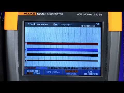 Uso del modo de registro para la mediciόn de varios parámetros a la vez