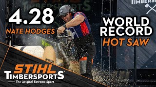 Nate Hodges breaks Hot Saw WORLD RECORD
