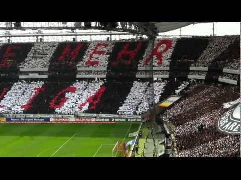 Choreo Eintracht Frankfurt - 1860 München am 29.04.2012 - Nie mehr 2. Liga