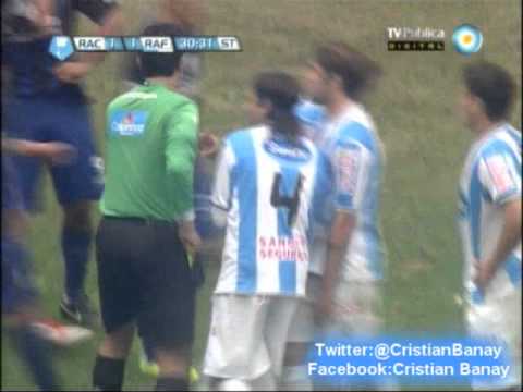 Racing 1 Atletico Rafaela 1 ( Audio Radio Splendid )  Torneo Inicial 2012 Los goles (4/8/2012)