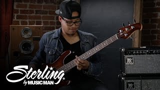 Sterling Stingray RAY34PB, Trans Black Satin - Video