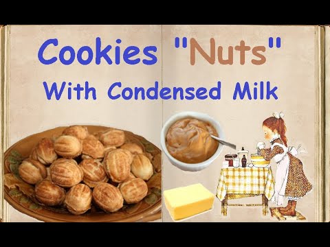 Cookies "Nuts" With Condensed Milk / Book of recipes / Bon Appetit
