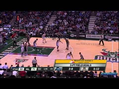Monta Ellis highlights vs Jazz (2013.03.04)