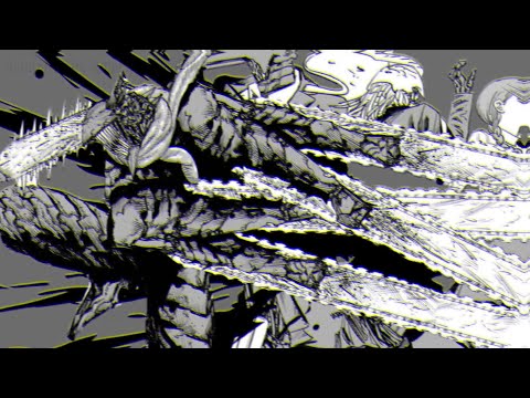 「Manga Fan Animation」-Chainsaw man vs 7 Weapon Devils-