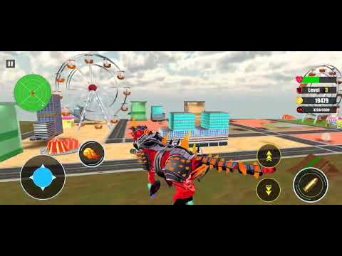 Battleship dragon 🦁 vs Enmy Dragon 🐉 Fighting #robotgame #dragan #games #gaming #gameplay