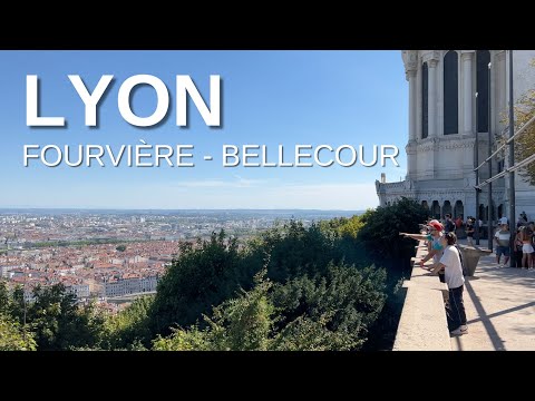 LYON Walking Tour [4K] FOURVIÈRE - BELLECOUR