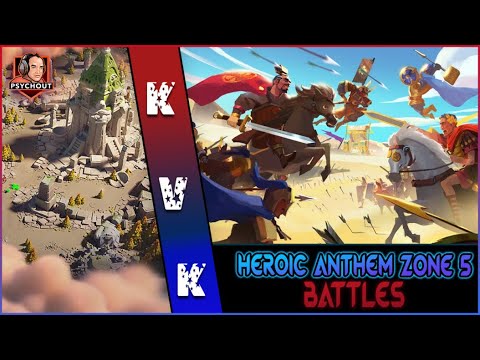 Heroic Anthem Zone 5 Battles!!!