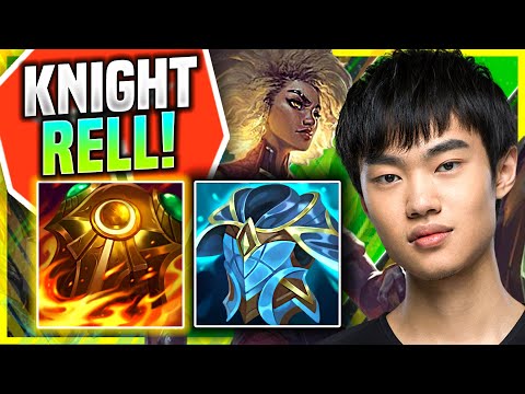 KNIGHT TRIES NEW CHAMPION RELL! - TES Knight Plays Rell Support vs Pantheon! | Preseason 11
