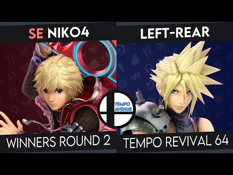 Tempo Revival 64 - SE | Niko4 (Kazuya, Shulk) Vs. Left-rear (Cloud, Byleth) - WR2 - Smash Ultimate