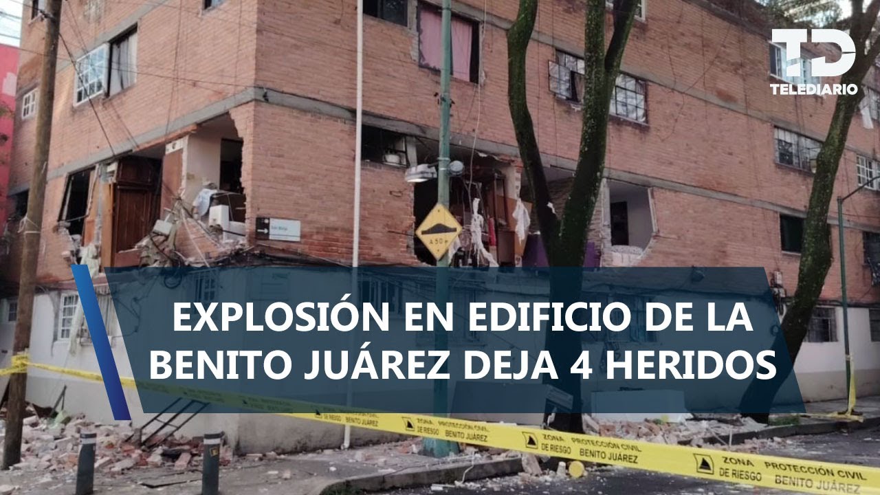 "Saqué a mis hijos por las ventanas": Explosión en edificio en Benito Juárez deja al menos 3 heridos
