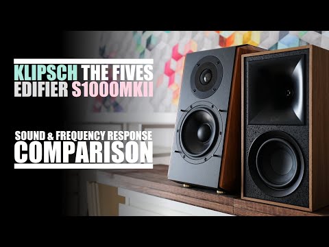 Klipsch The Fives  vs  Edifier S1000MKII  ||  Sound & Frequency Response Comparison