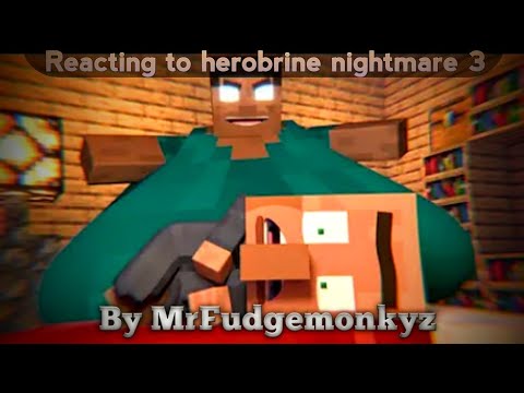 Reacting to Fat Herobrine nightmare 3 (A Minecraft Animation)