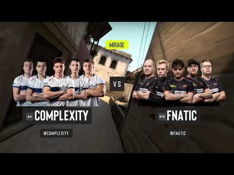 Complexity vs Fnatic - MIRAGE map1 - HIGHLIGHTS ESL Pro League Season 12 Europe