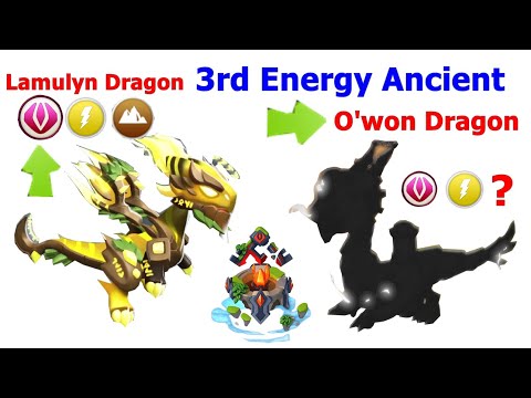 DML Revealed 3rd Energy Ancient O'won and Lamulyn Element-Dragon Mania Legends | 1591 Happy Dragons