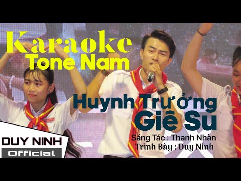 Huynh Trưởng Giê Su - karaoke - Tone Nam