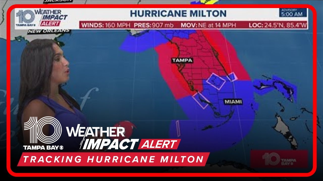 Tracking Milton: The latest forecast tracks, news updates from 10 Tampa Bay