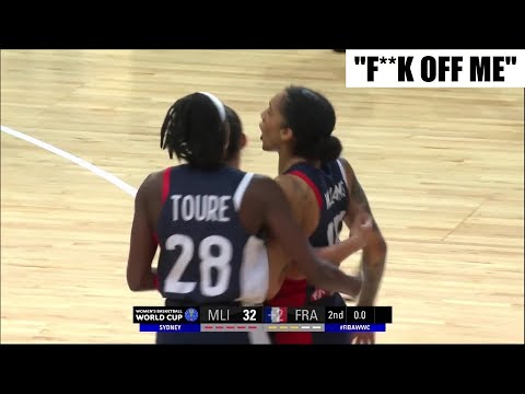 "F**K Off Me" Gabby Williams BEATS BUZZER, Has Words For Defender | Women's World Cup France vs Mali